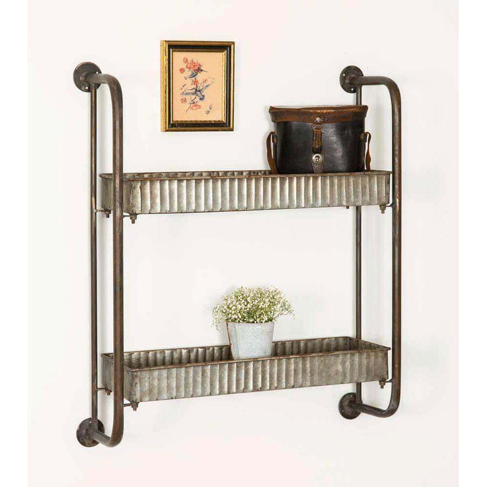 Industrial deals Corrugated Metal Shelves