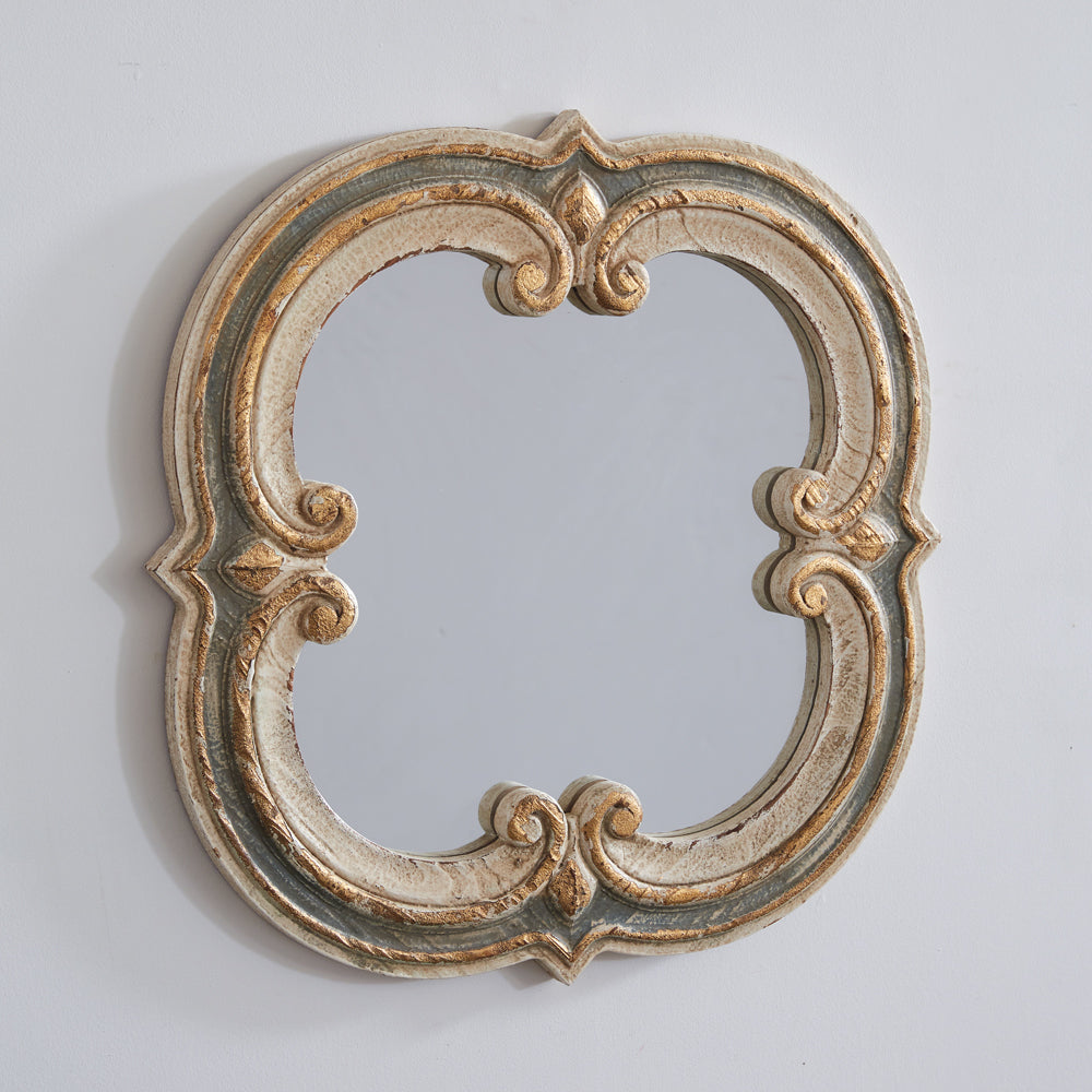 Antique French Palace Wall Mirror-Mirror-Vintage Shopper