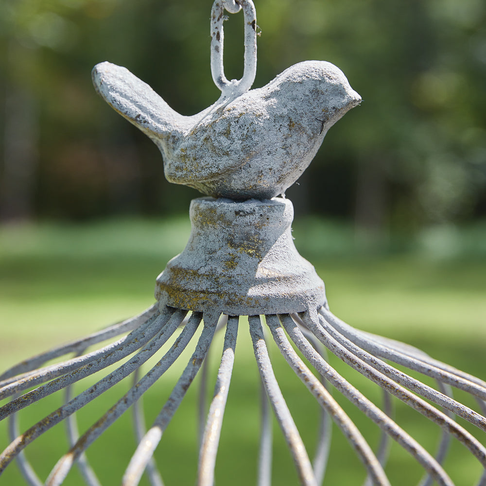 Hanging Victorian Decorative Birdcage-Outdoor Décor-Vintage Shopper