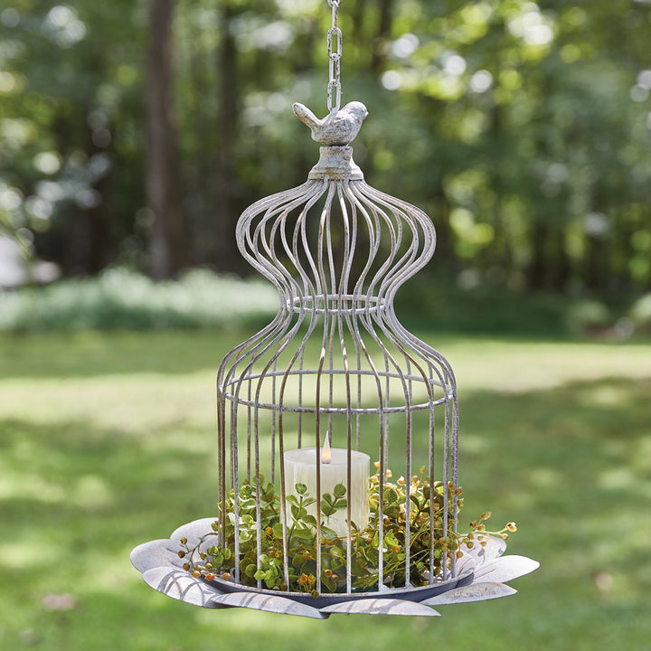 Hanging Victorian Decorative Birdcage-Outdoor Décor-Vintage Shopper