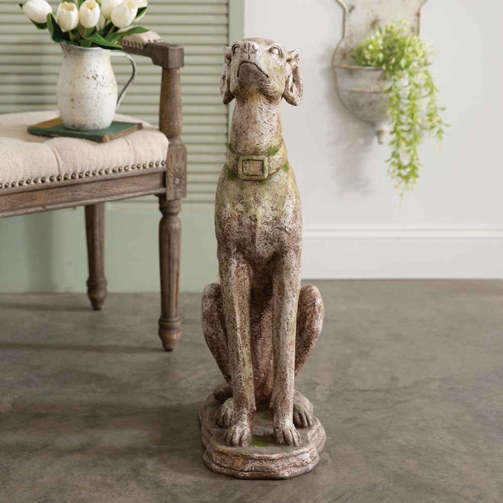 Greyhound Garden Statue-Home Decor-Vintage Shopper