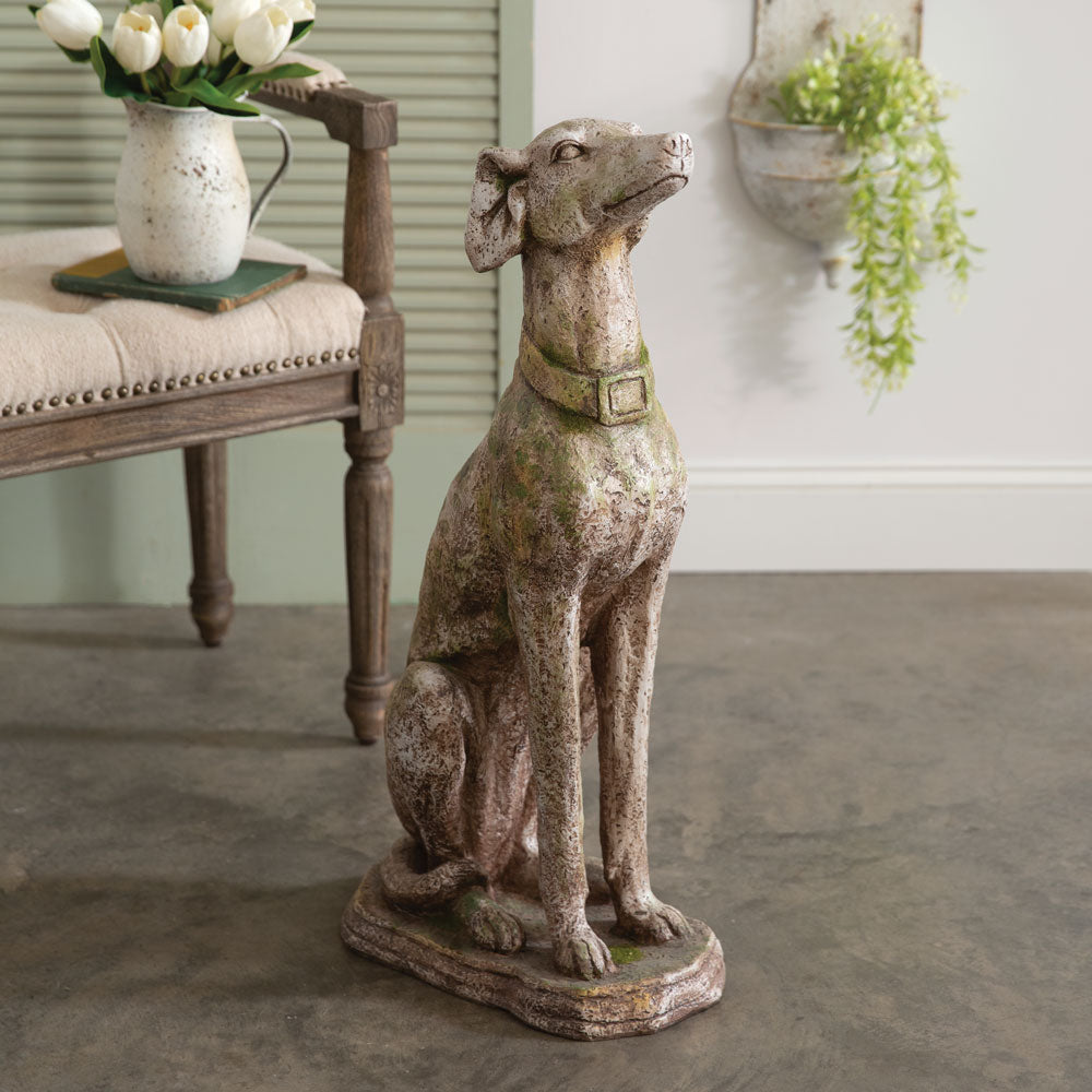 Greyhound Garden Statue-Home Decor-Vintage Shopper