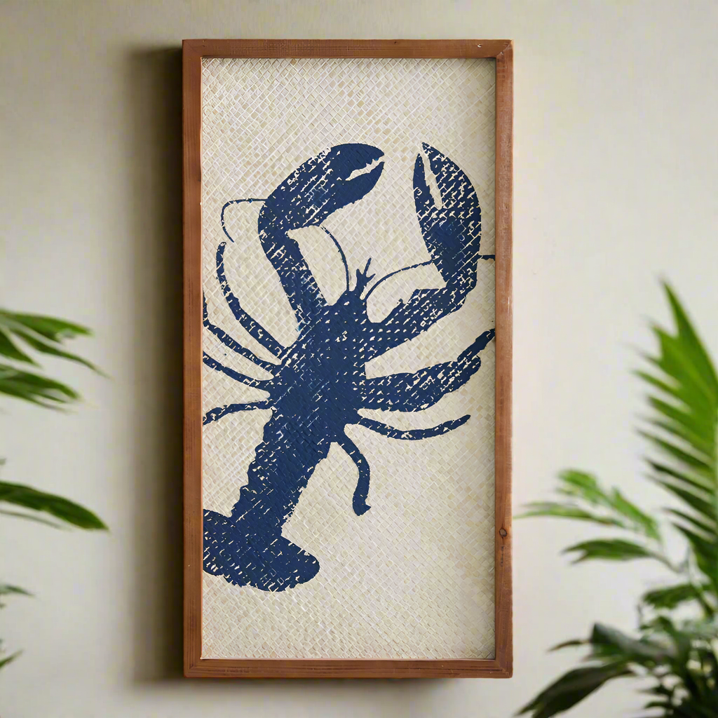 Blue Lobster Wall Art