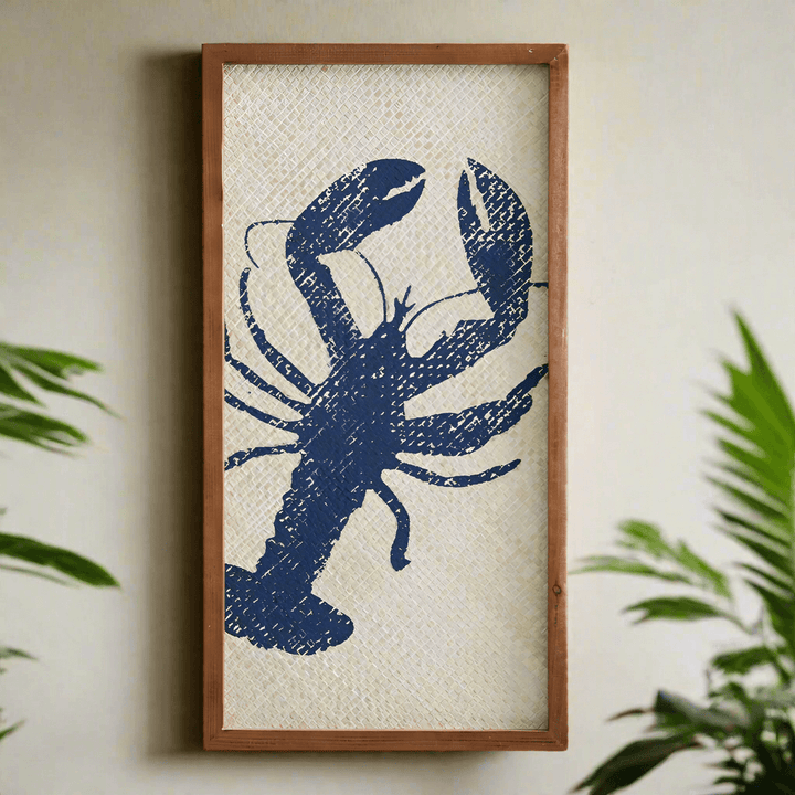 Blue Lobster Wall Art