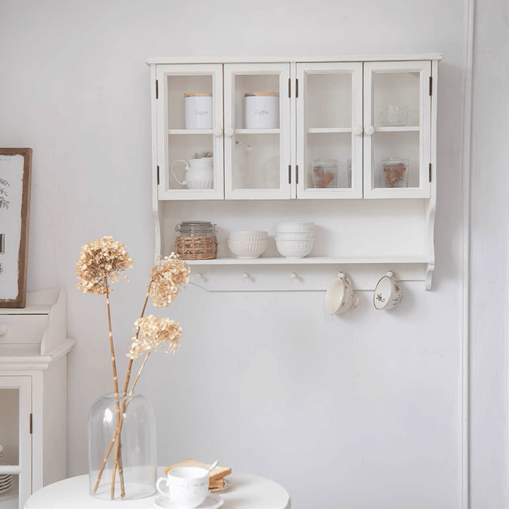 French Country Wall-Mounted Kitchen Cabinet