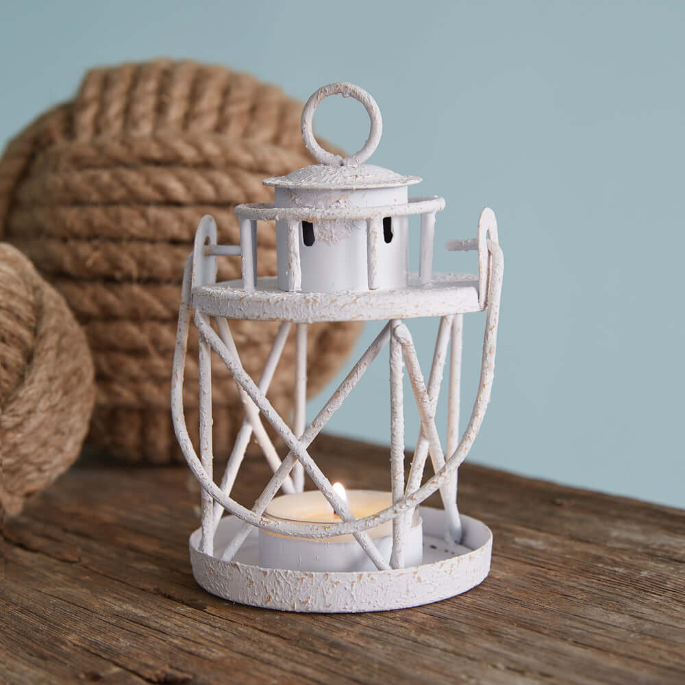 Lighthouse Tealight Holder Coastal Decor