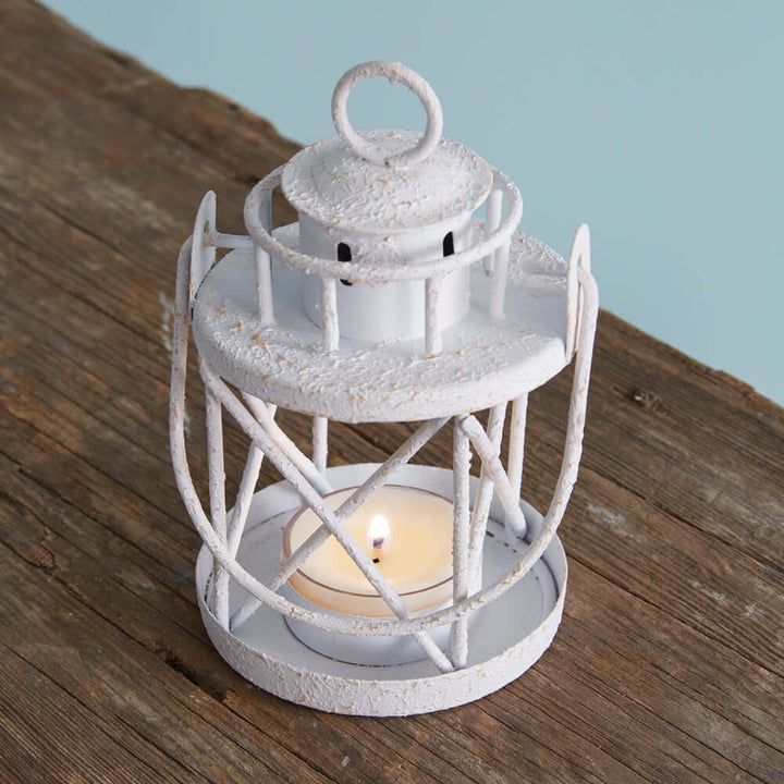 Lighthouse Tealight Holder Coastal Decor