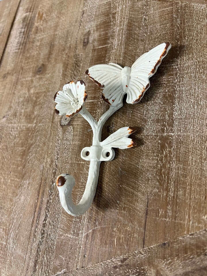 Rustic Butterfly Wall Hook