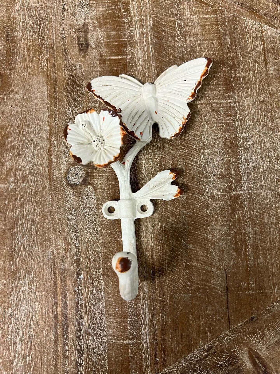 Rustic Butterfly Wall Hook