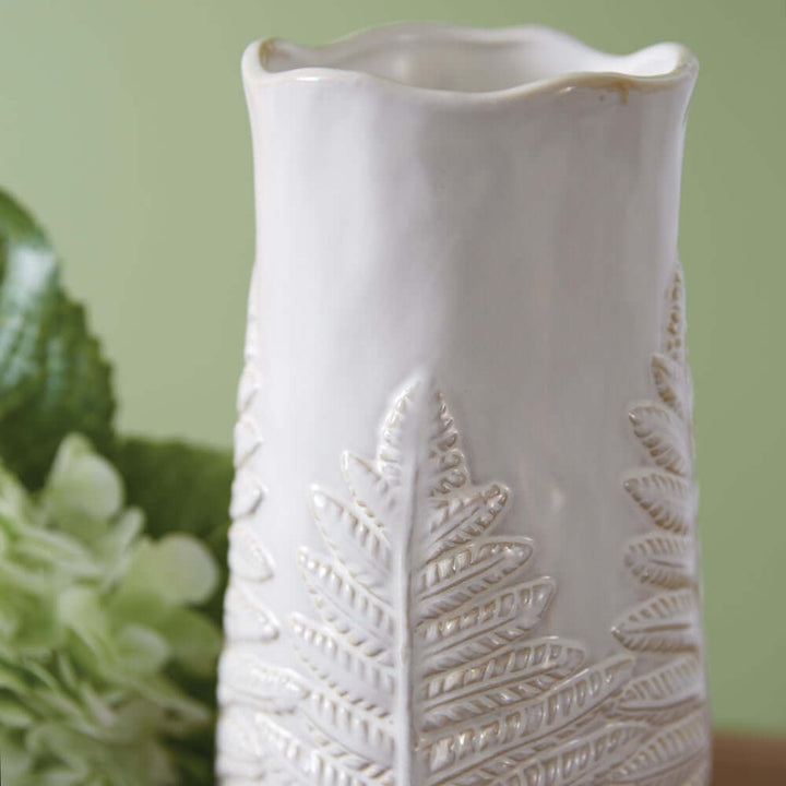 Stoneware Fern Vase