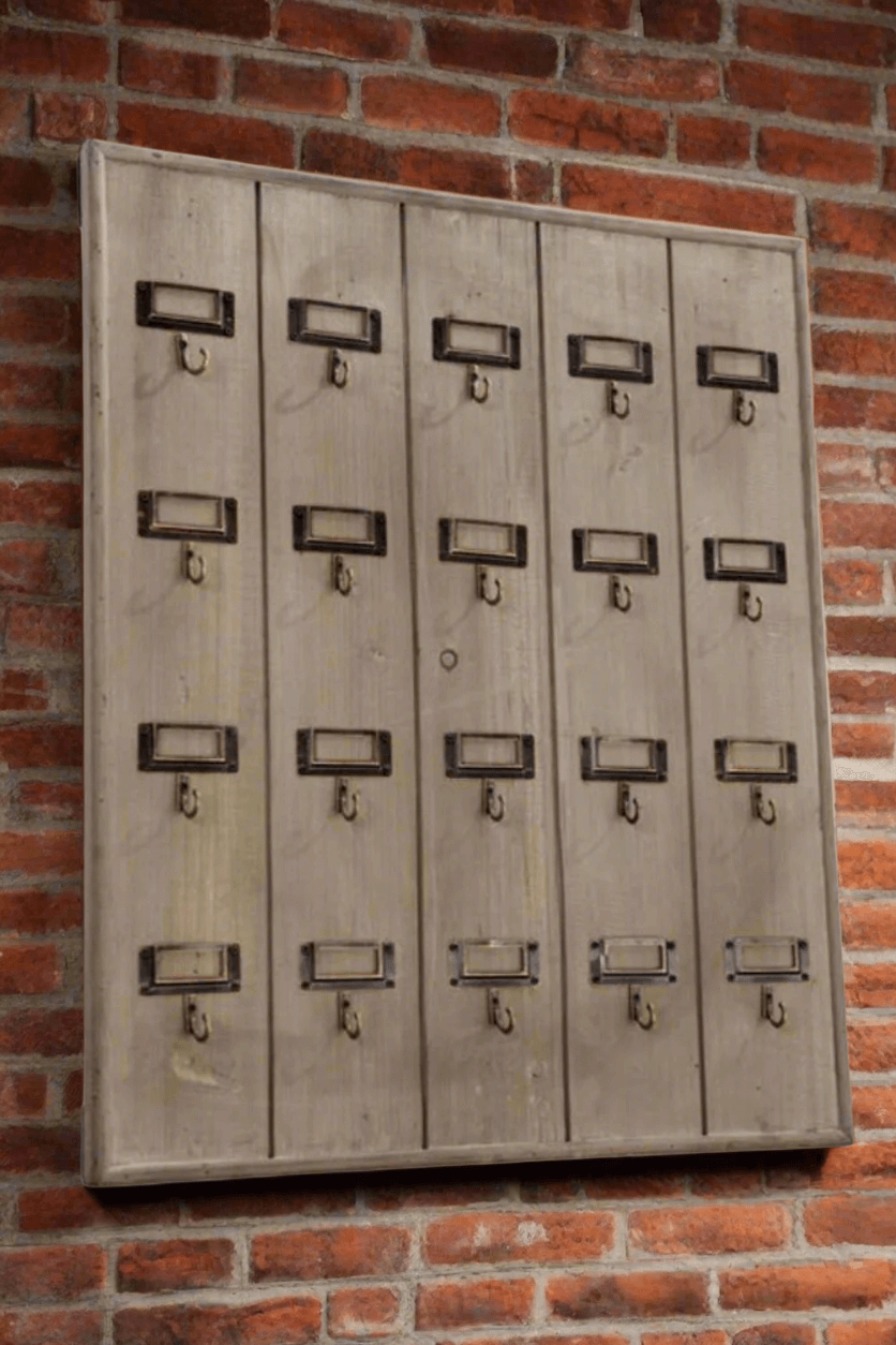 Vintage Hotel Key Rack