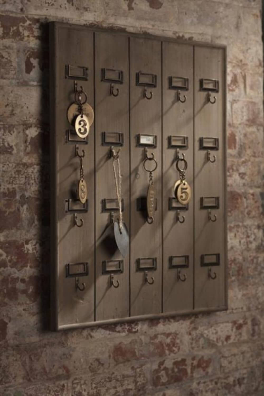 Vintage Hotel Key Rack