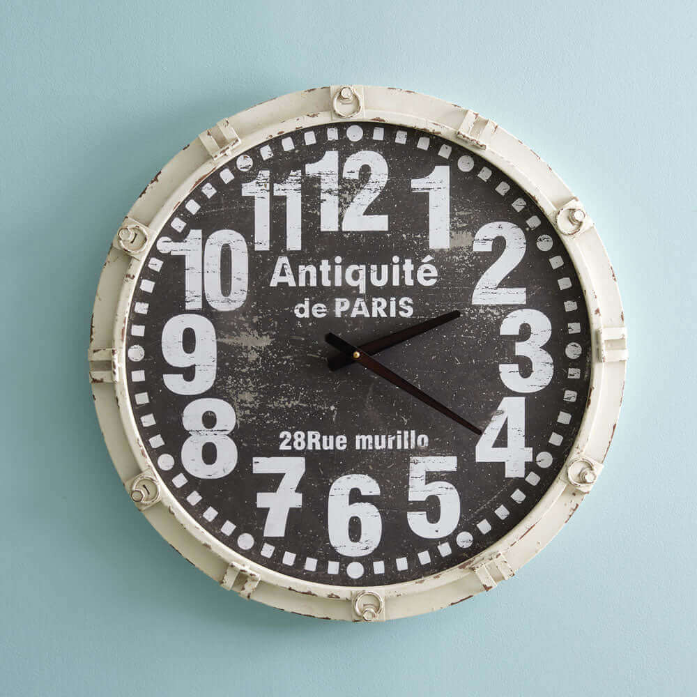 Antique French Country Wall Clock