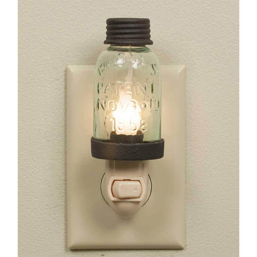 Antique Mason Jar Night Light (Box of 4)