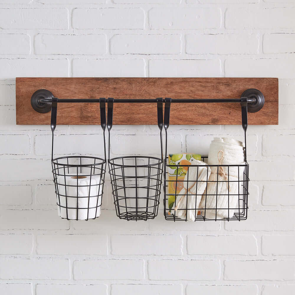 Bathroom Toiletries Wall Organizer