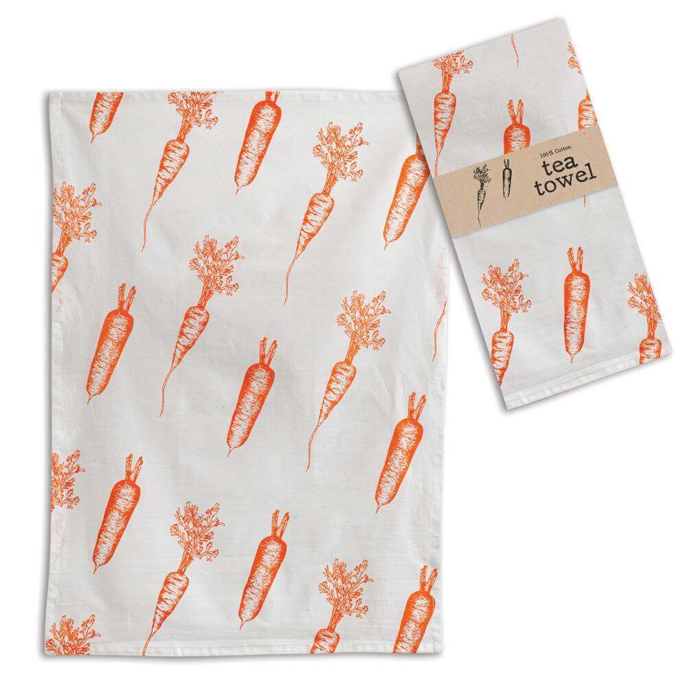 Carrots Farmhouse Tea Towel (Set of 4)