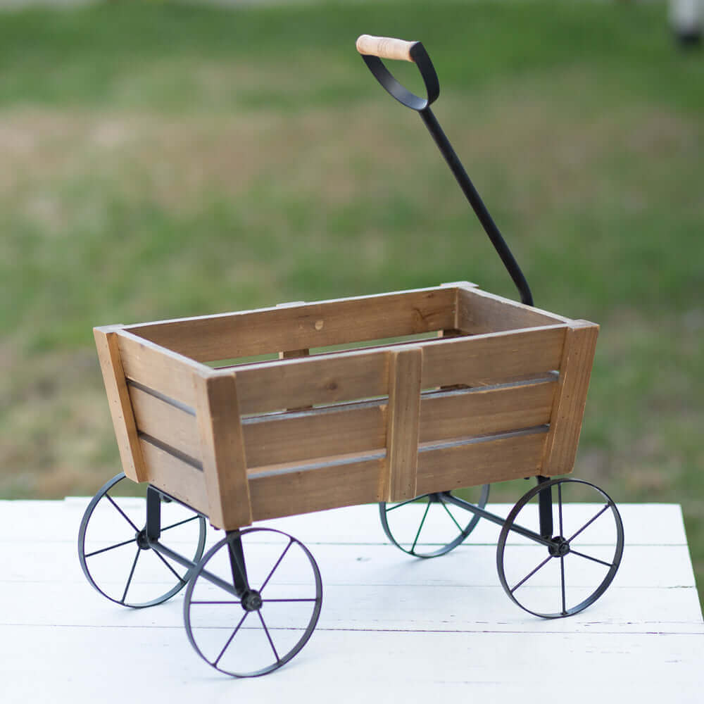 Country Farm Wooden Wagon