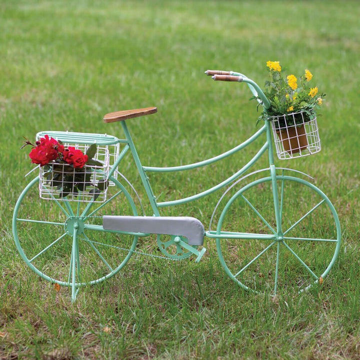 Decorative French Country Garden Bicycle with Baskets