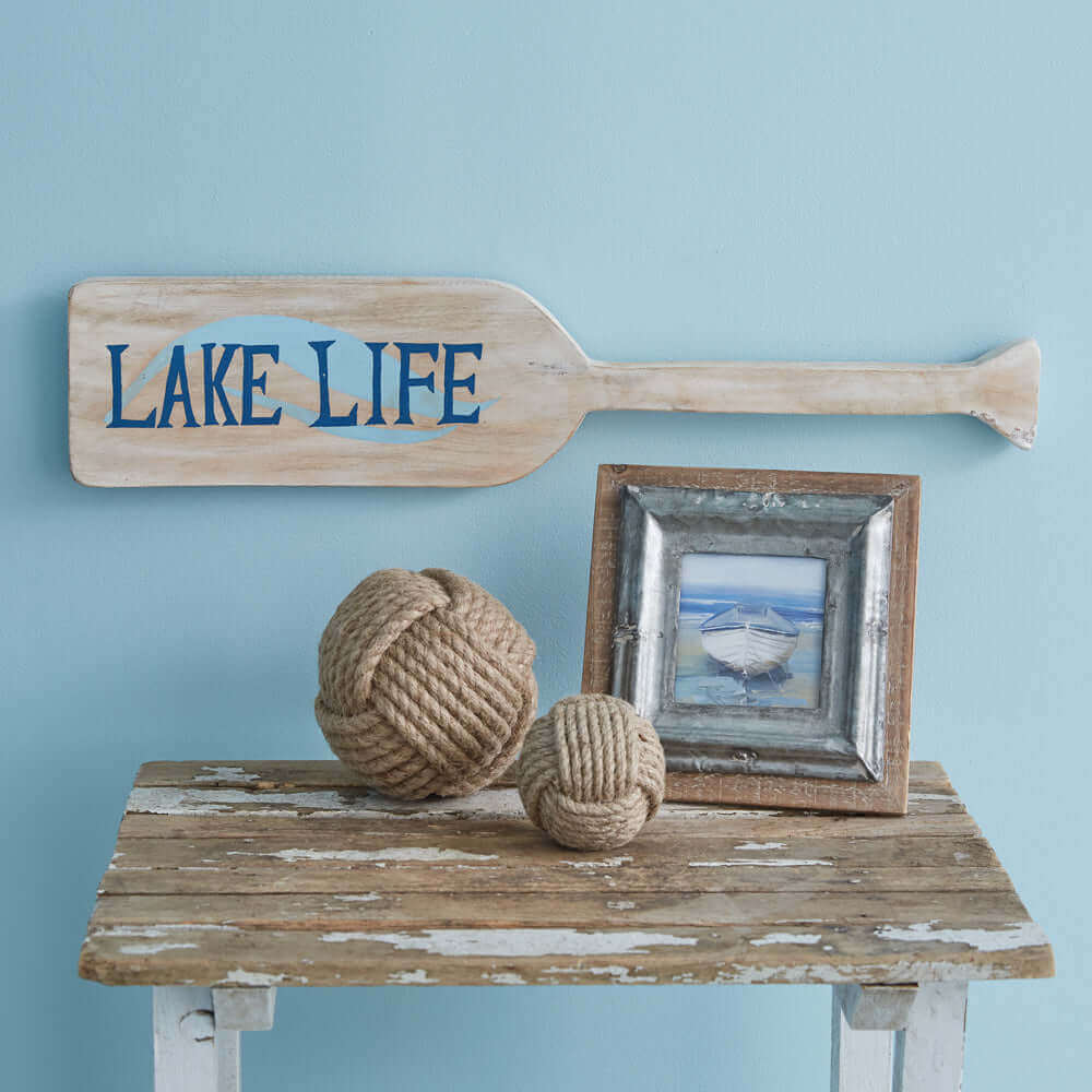 Decorative Lake Life Oar Wall Decor