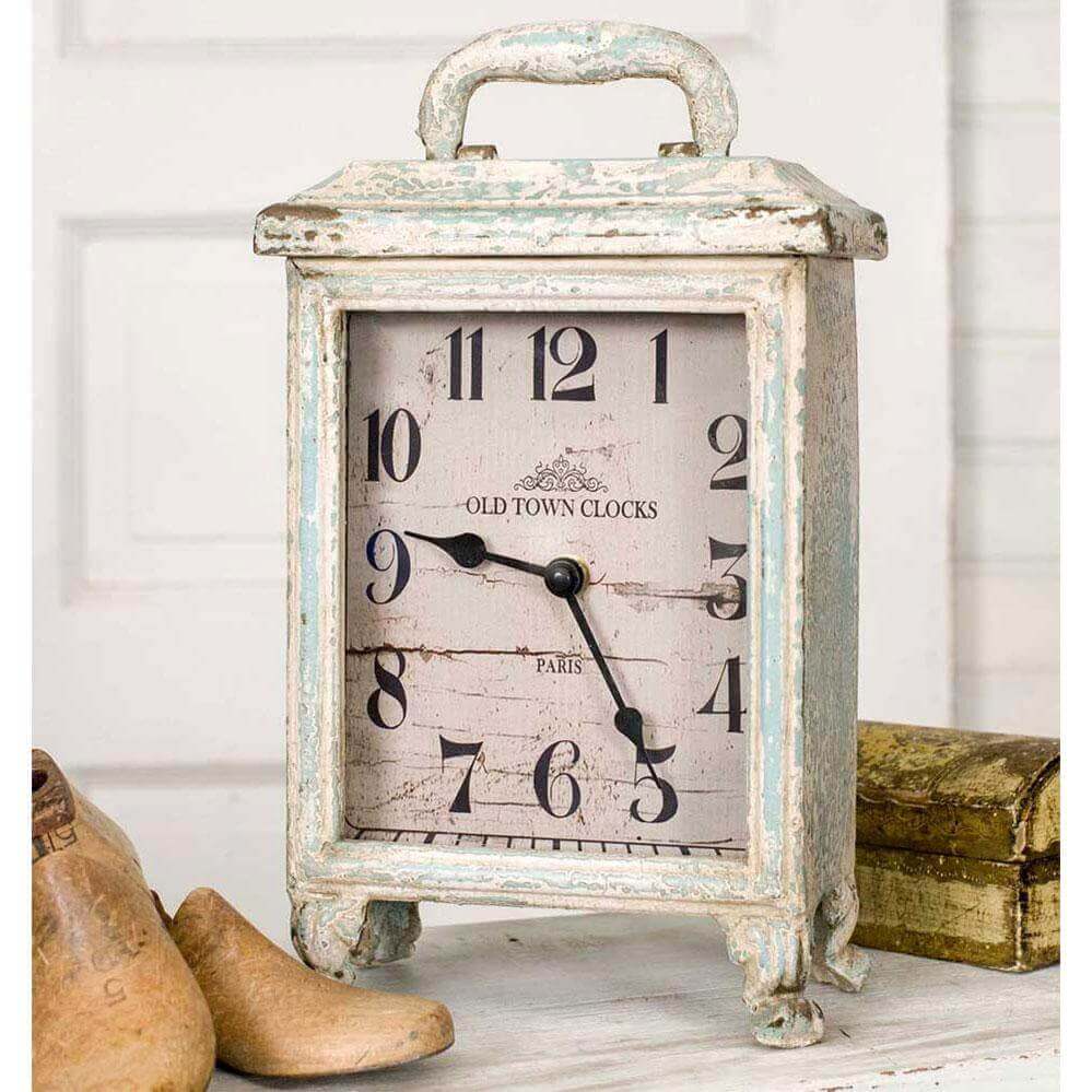 Distressed Carriage Clock