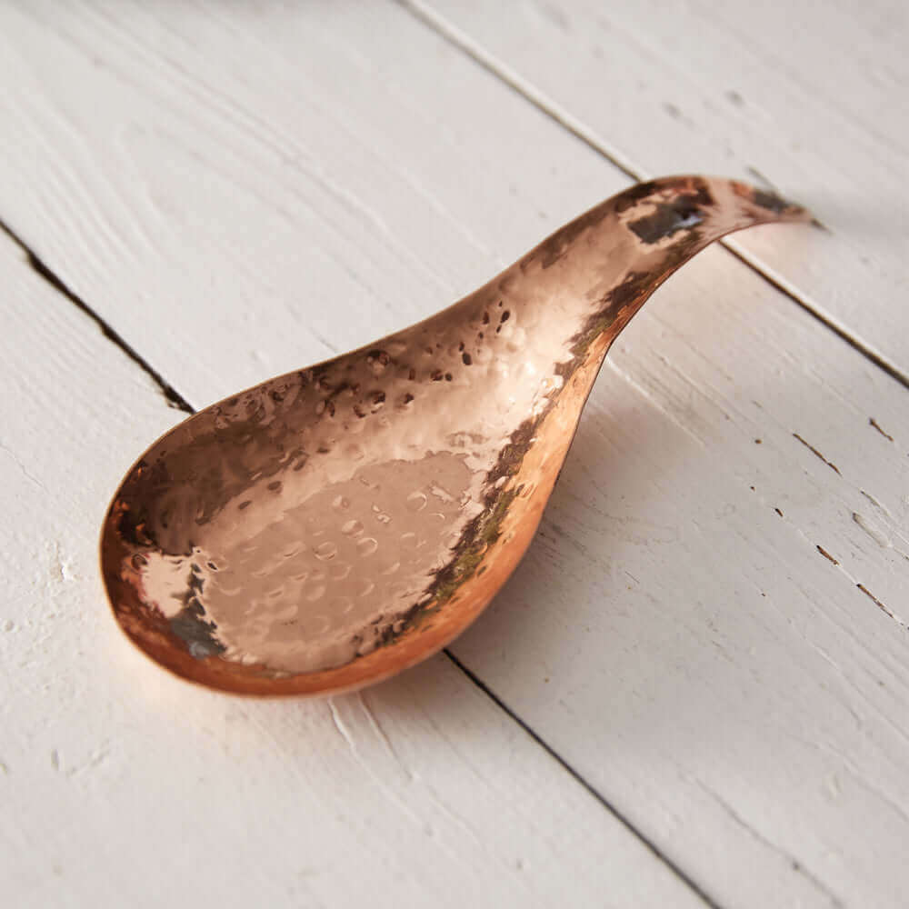 Farmhouse Copper Ladle Spoon Rest