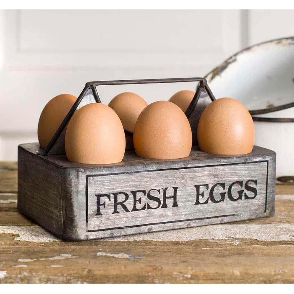 Farmhouse Egg Caddy (Set of 2)