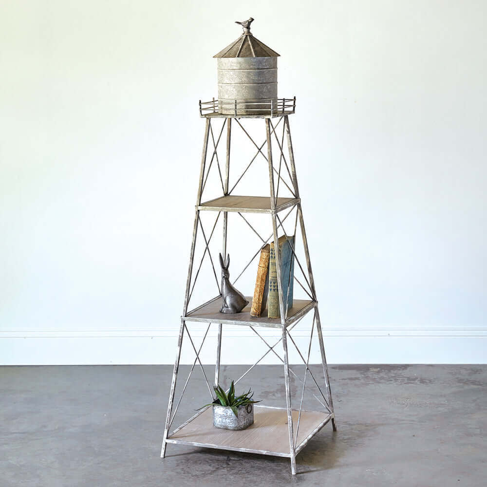 Farmhouse Silo Three-Tier Display & Shelves