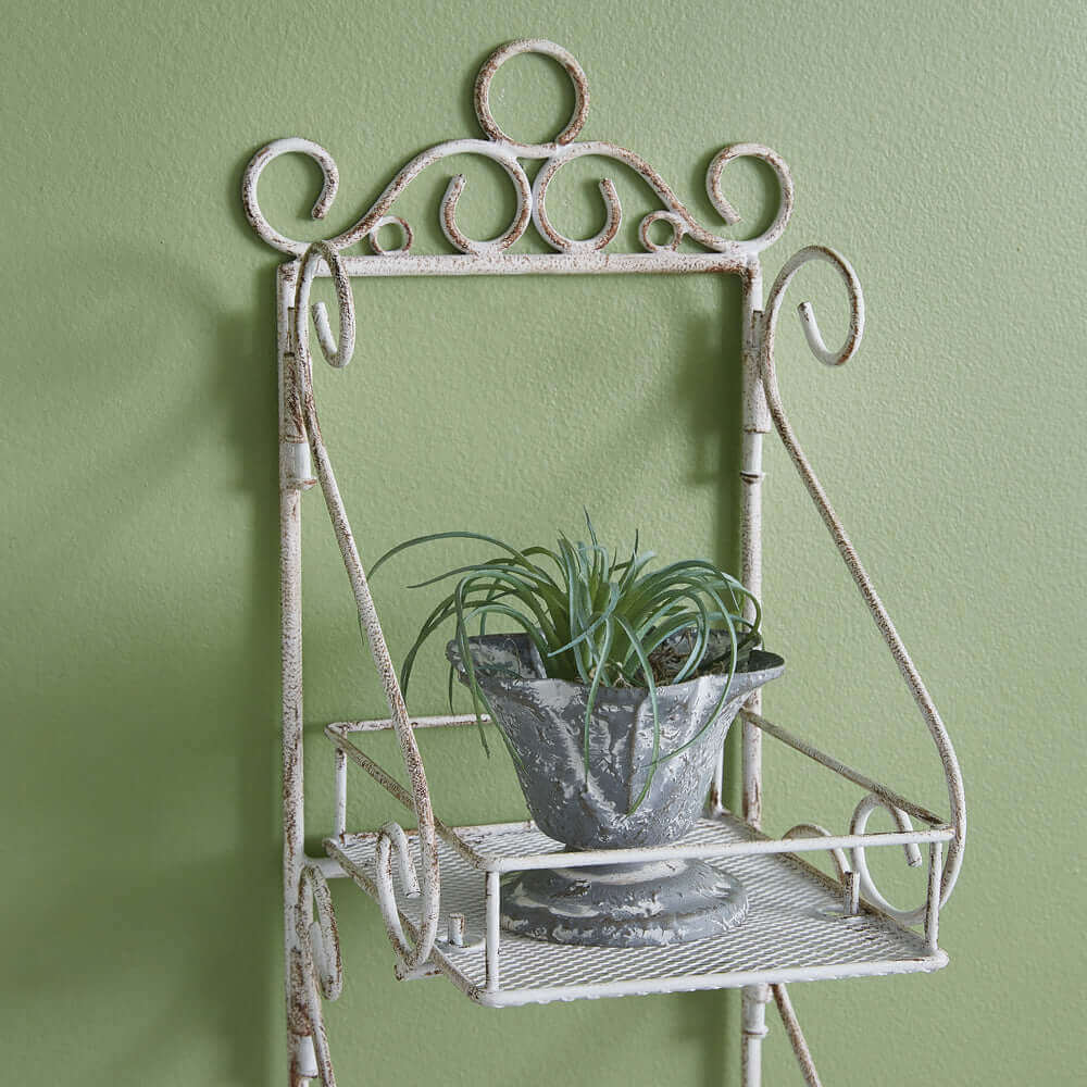 French Country Bathroom Wall Shelf