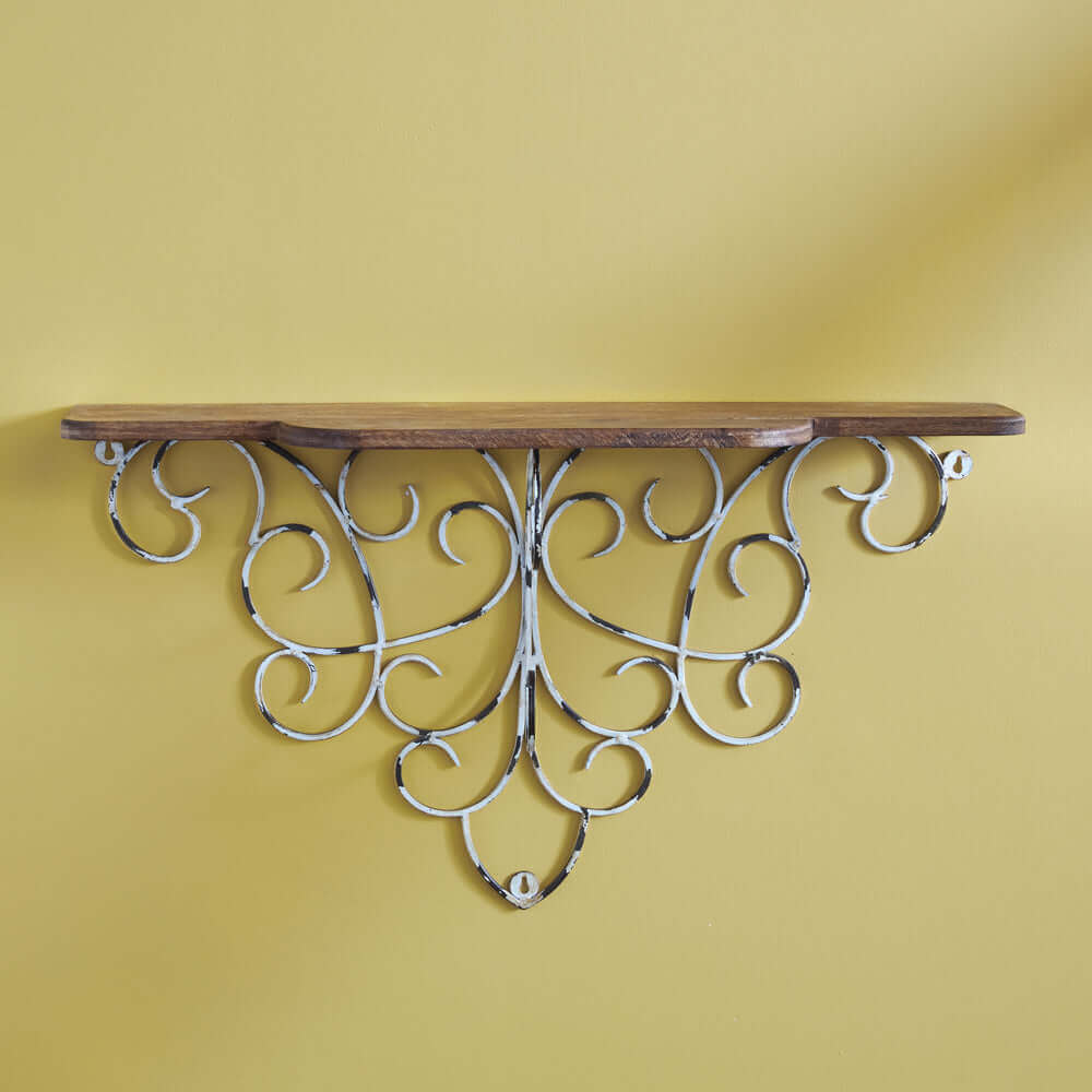 French Country Rustic Wall Shelf