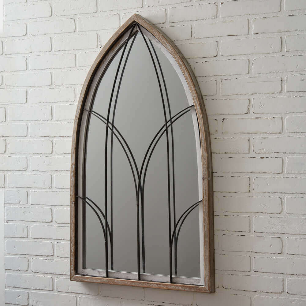 Gothic Farmhouse Arched Wall Mirror