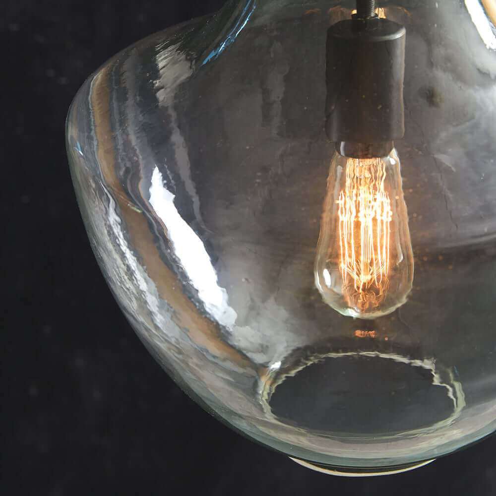 Handblown Glass Pendant Lamp