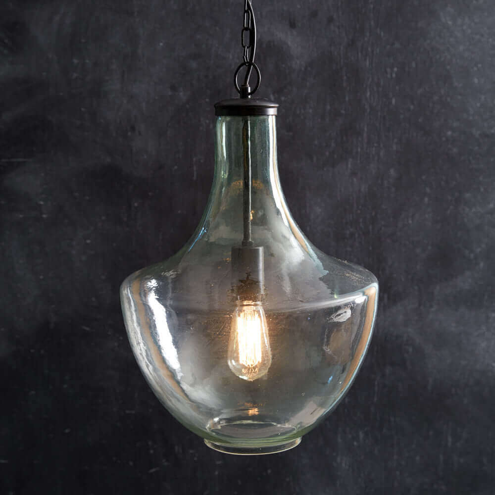 Handblown Glass Pendant Lamp