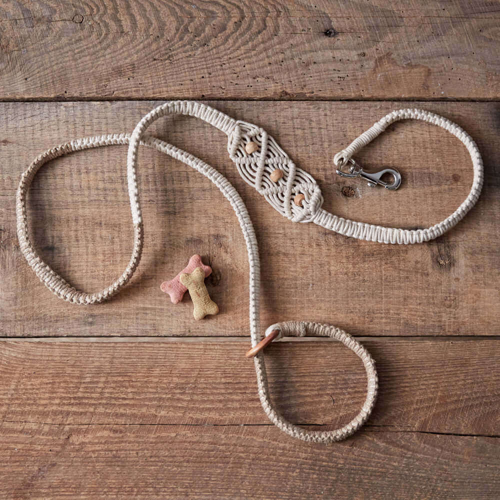 Handmade Boho Macrame Dog Leash