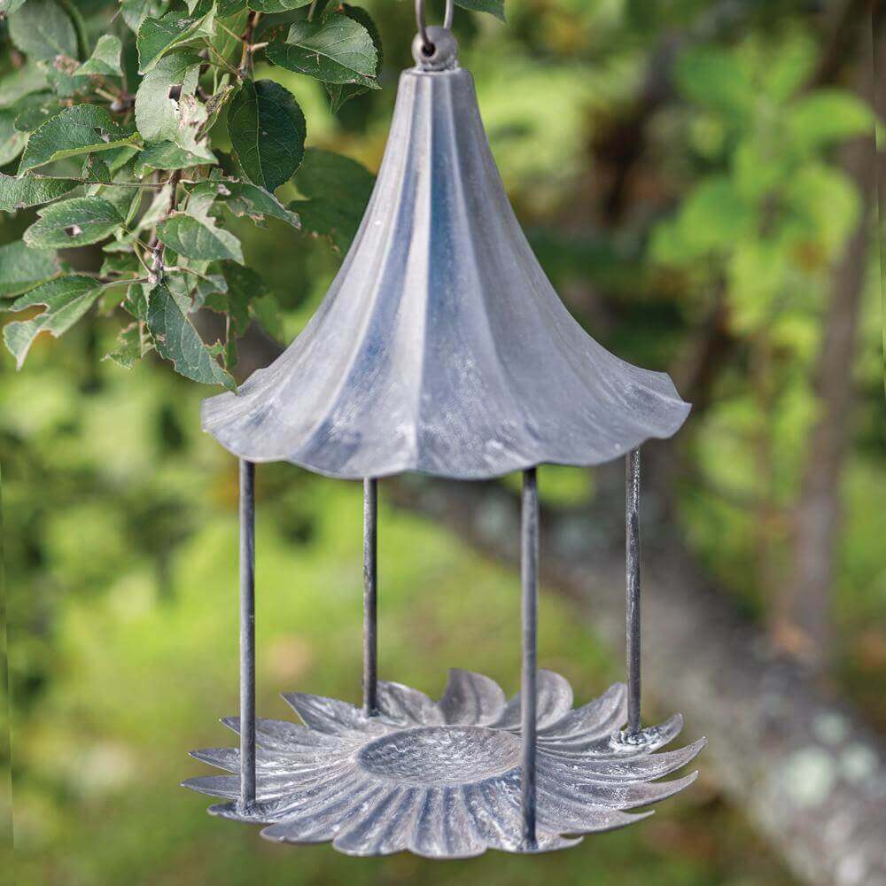 Hanging Metal Gazebo Bird Feeder