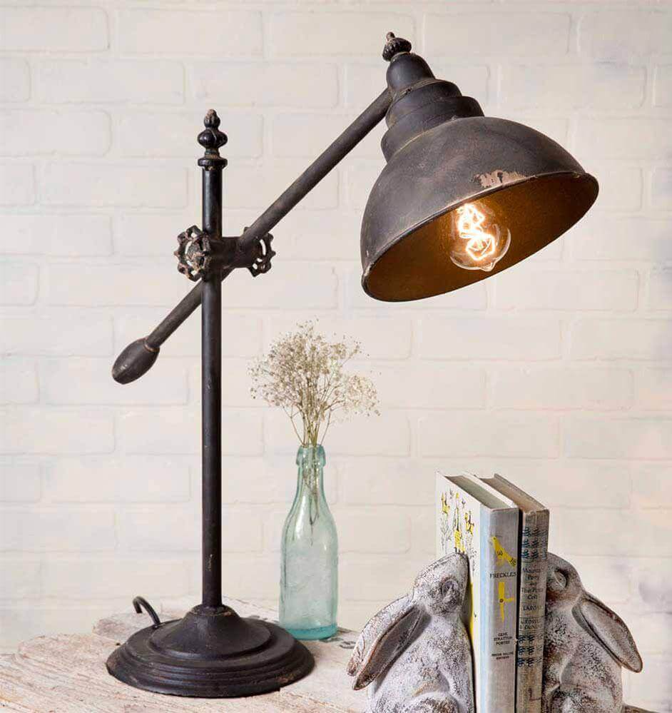 Industrial Adjustable Swing-Arm Task Lamp