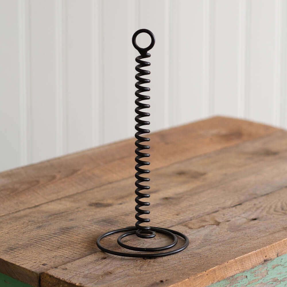 Industrial Corkscrew Paper Towel Holder