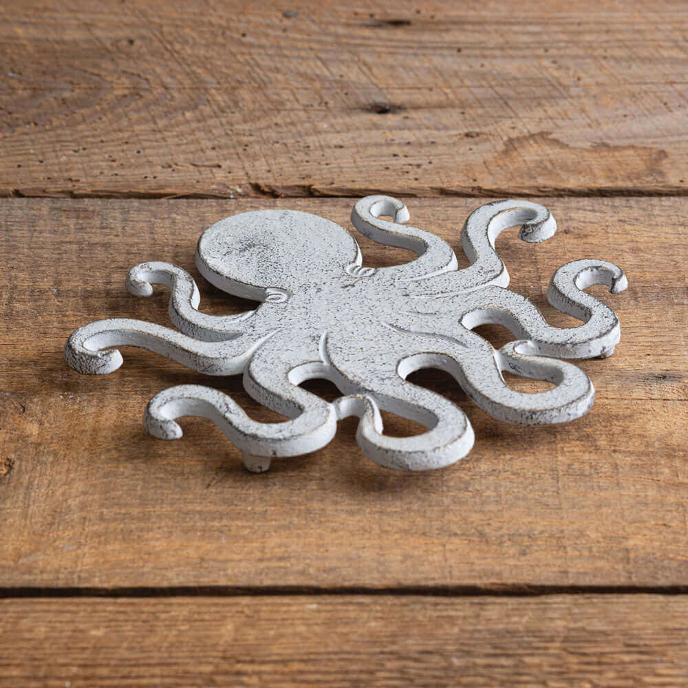 Nautical Octopus Trivet in Metal (Set of 2)