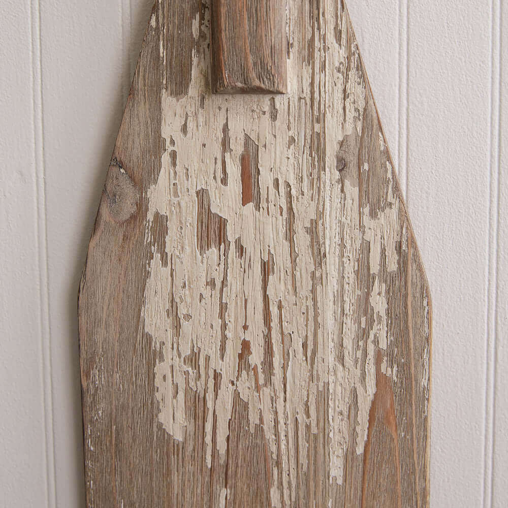 Reclaimed Distressed Wood Wall Oar