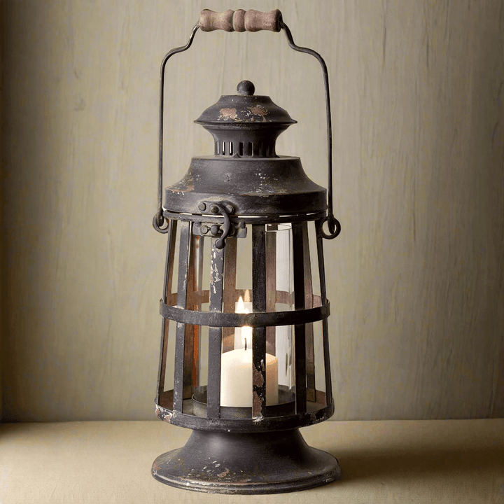 Rustic Antique Inspired Nautical Candle Lantern