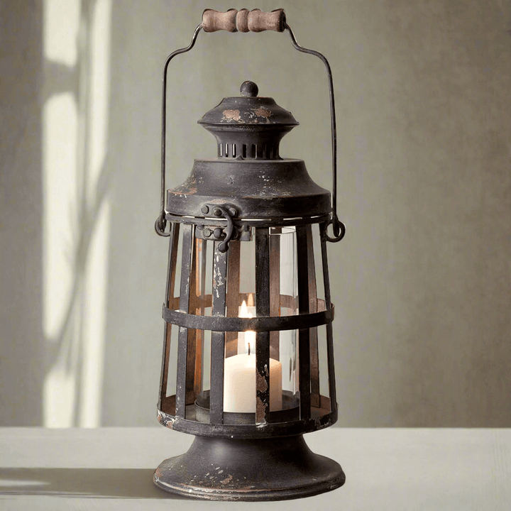 Rustic Antique Inspired Nautical Candle Lantern