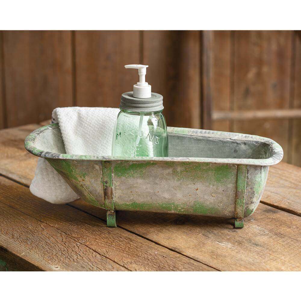 Rustic Bathtub Accessories Holder