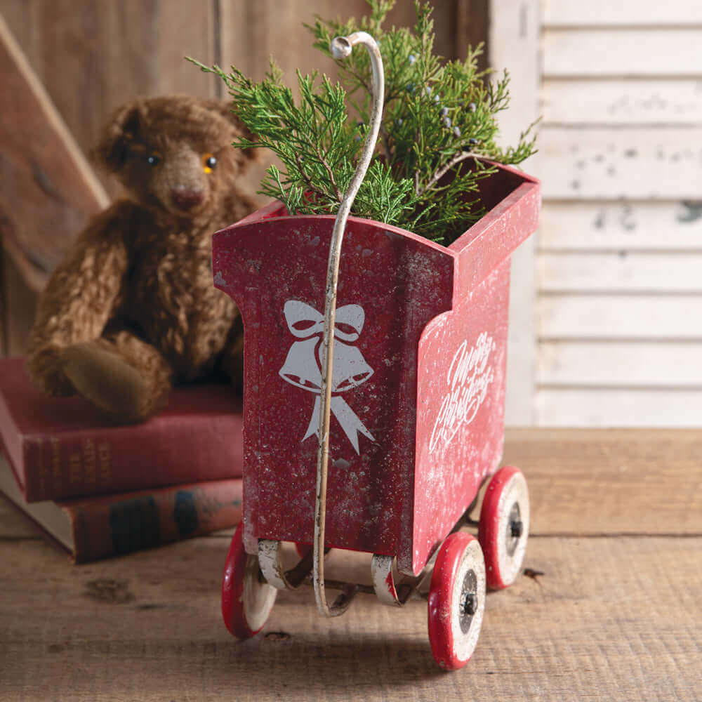 Rustic Decorative Christmas Wagon