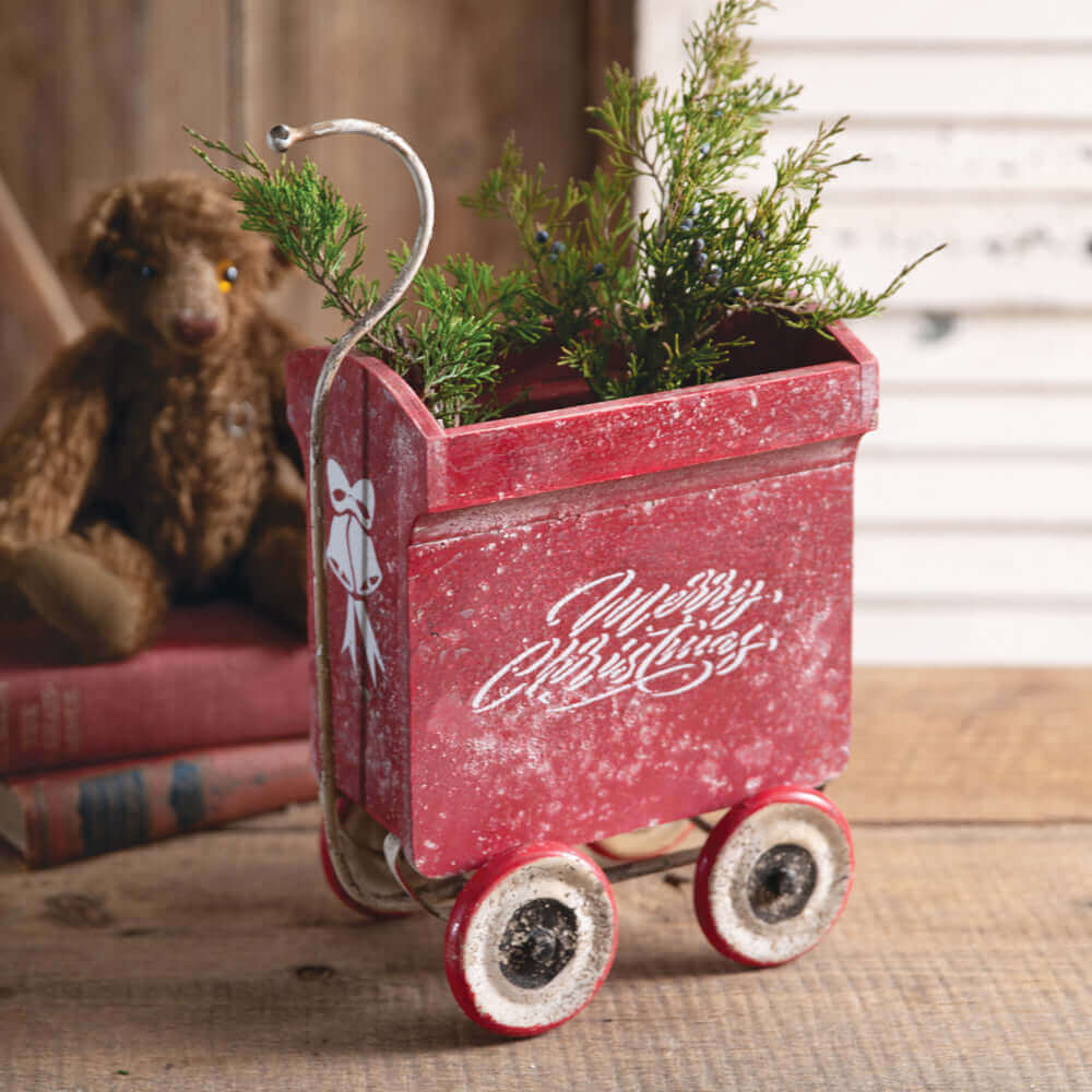 Rustic Decorative Christmas Wagon