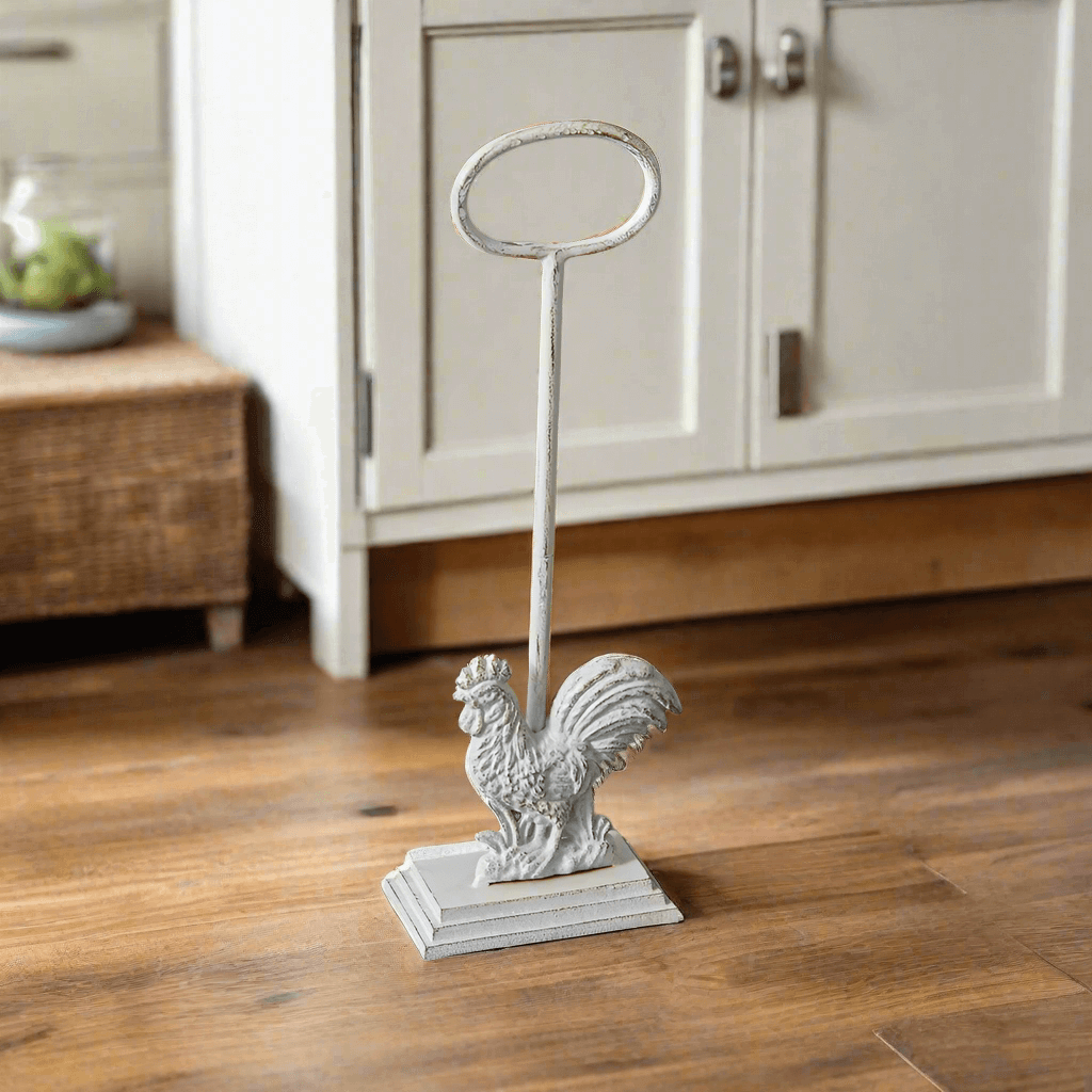 Rustic Farmhouse Rooster Door Stop