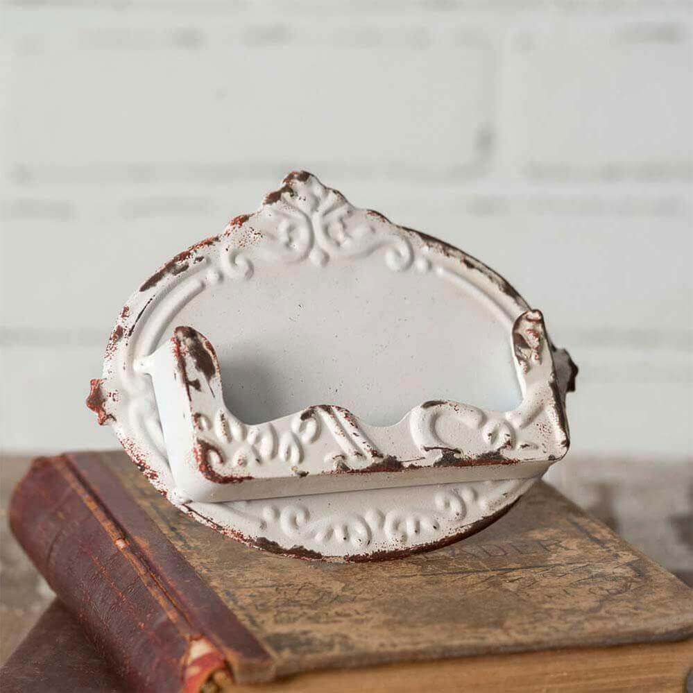 Shabby Chic Business Card Holder (Set of 4)