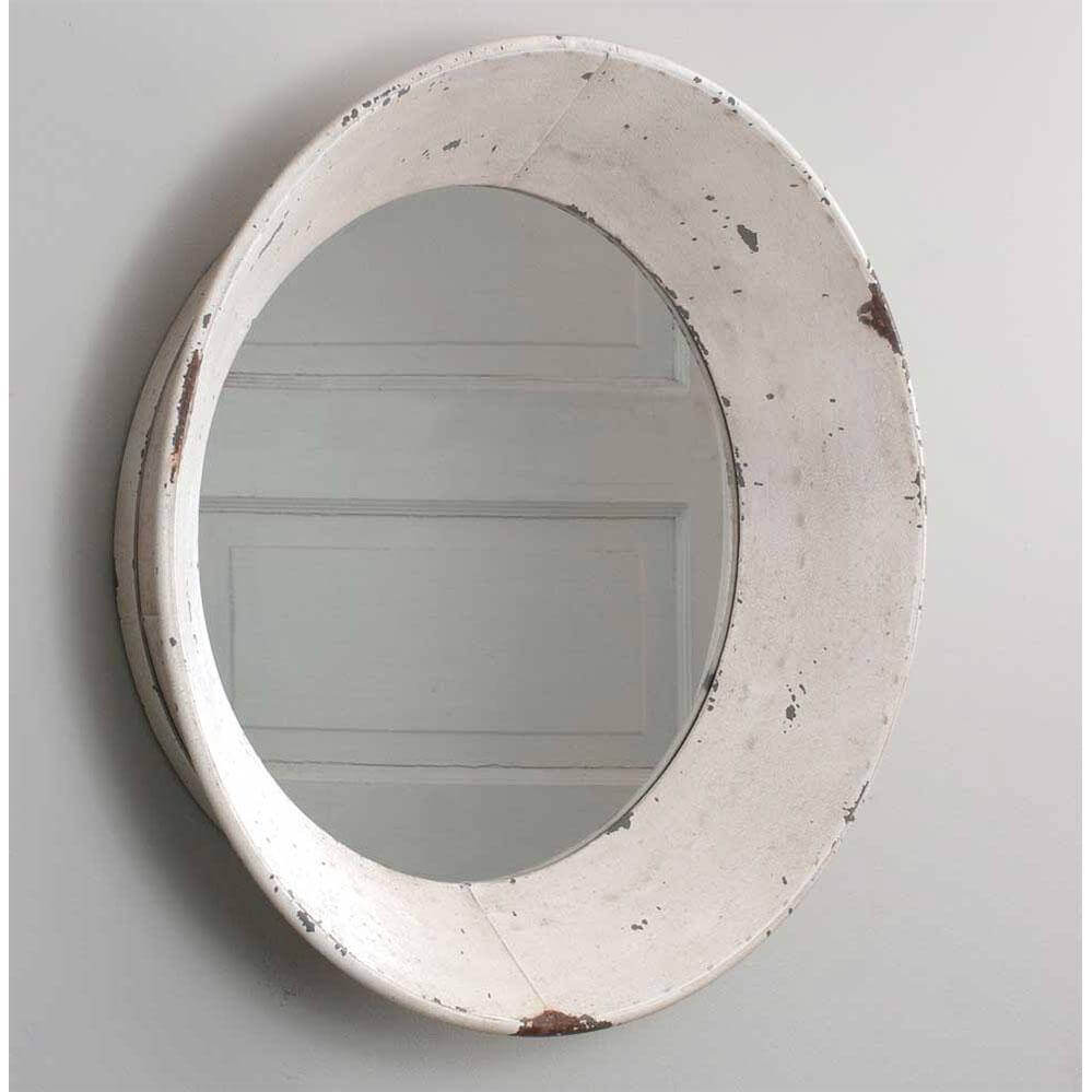 Shabby Chic Round Wall Mirror