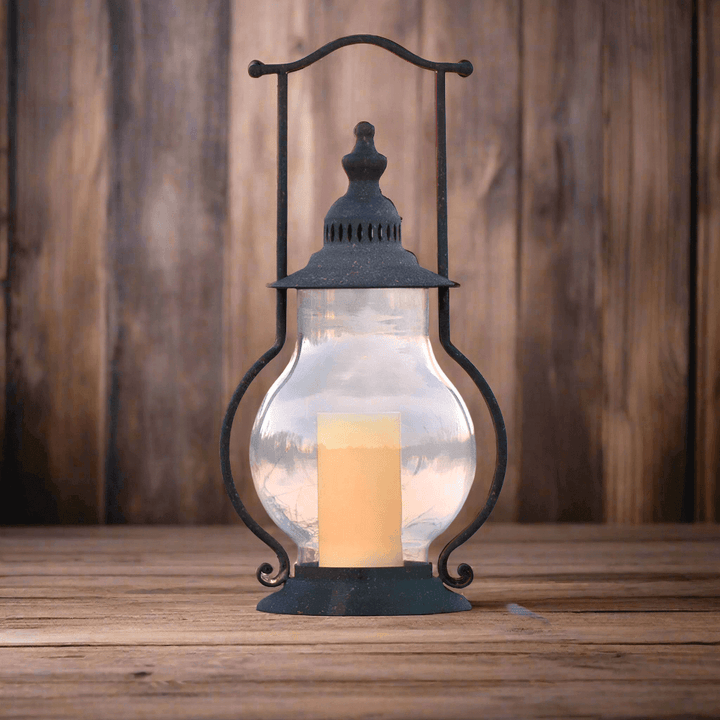 Steeple Lantern in Dark Gray Metal