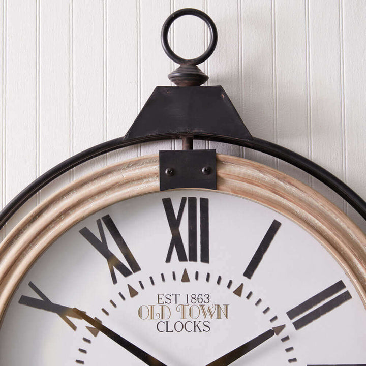 Victorian Pocket Watch Inspired Wall Clock