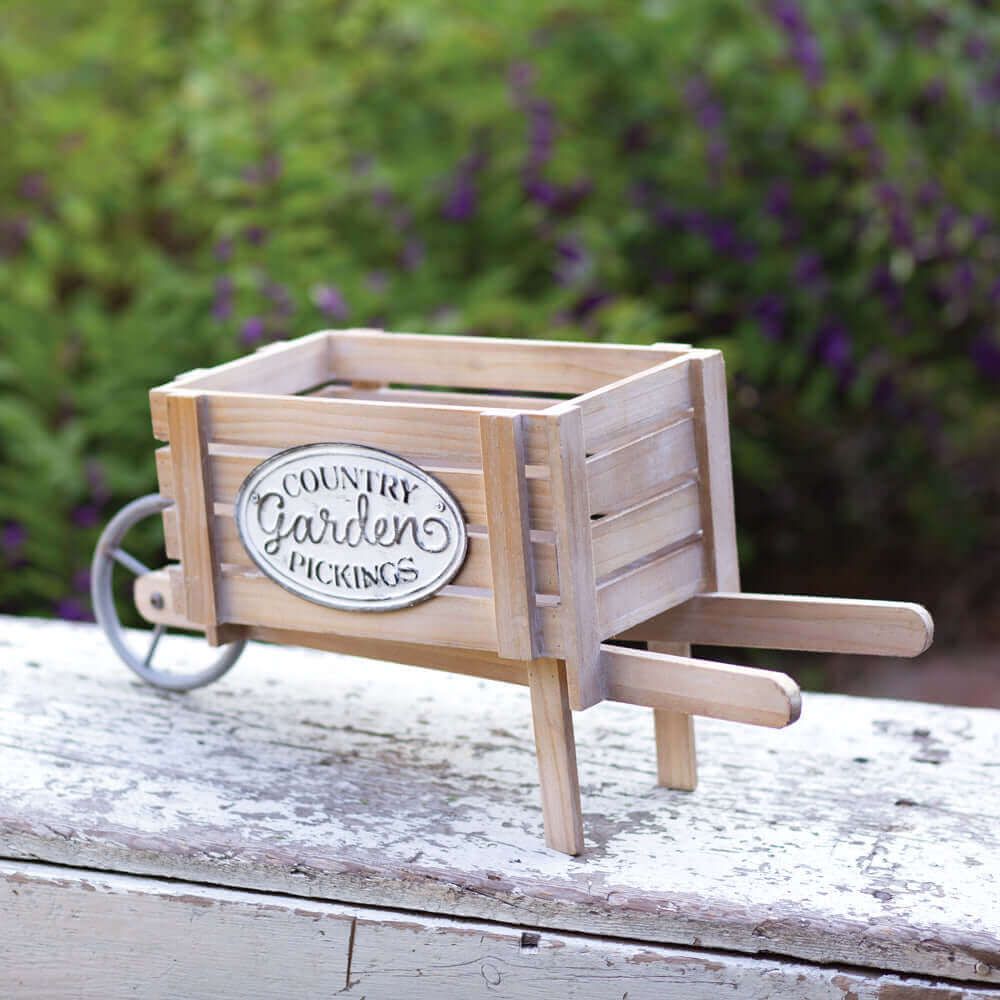 Vintage Country Garden Wheelbarrow