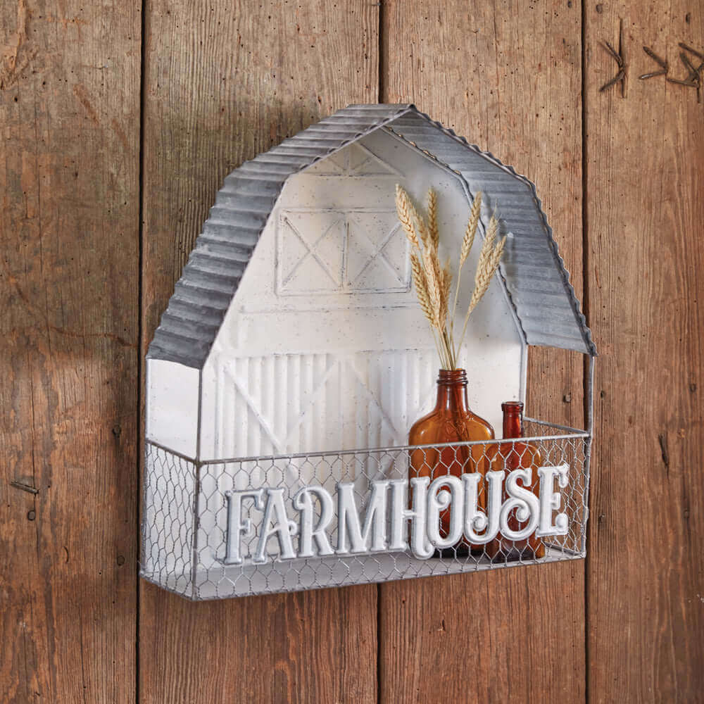 Vintage Farmhouse Barn Wall Shelf